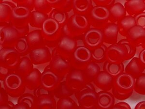 TR-06-0005BF Transparent Frosted Siam Ruby