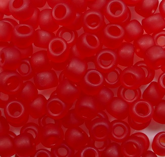 tr-06-0005BF toho rocailles 6-0 Transparent Frosted Siam Ruby color 5BF