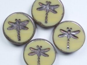0030356 Isabella Lila Vega Luster Dragonfly Table Cut 4 Pc.