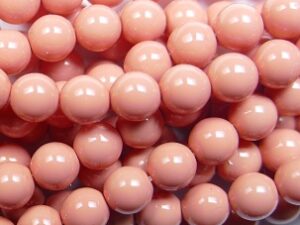 06-132-19001-48175 Shiny Shrimp Czech glasparels 6 mm