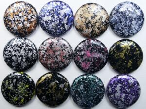 ELC-VP2x12 Voordeelpakket: 2x12 kleuren Extra Low Cabochon 18 mm