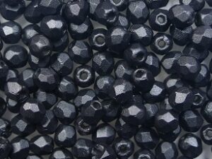 FP1-03-29322AL Powdery Jet Czech Glass Facet Firepolish 3mm 50 stuks - Afbeelding 1