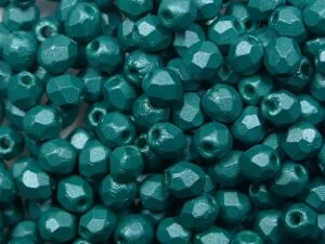FP1-03-29341AL Powdery Teal Czech Glass Facet Firepolish 3mm 50 stuks - Afbeelding 1