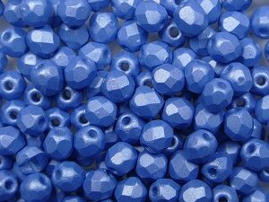 FP1-03-29368AL Powdery Ocean Czech Glass Facet Firepolish 3mm 50 stuks - Afbeelding 1