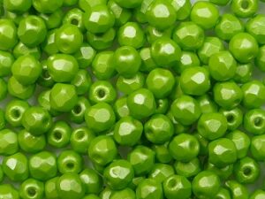 FP1-03-29375AL Powdery Lime Czech Glass Facet Firepolish 3mm 50 stuks - Afbeelding 1