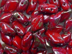 GD-93200RB Opaque Red Rembrandt Matubo GemDuo 10 gram - Afbeelding 1
