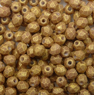 fp1-03-1006SWH firepolish 3 mm Pacifica Macadamia color S1006WH
