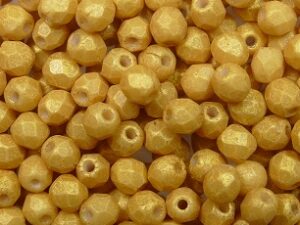 FP1-03-1009SWH Pacifica Ginger Czech Glass Facet Firepolish 3mm 50 stuks