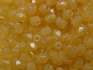 FP1-03-11000 Topaz Opal Czech Glass Facet Firepolish 3mm 50 stuks - Afbeelding 1