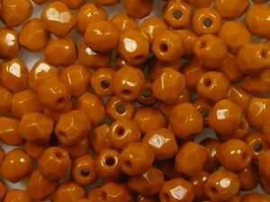 FP1-03-13760 Light Terracotta Czech Glass Facet Firepolish 3mm 50 stuks - Afbeelding 1