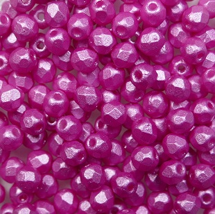fp1-03-24005AL firepolish 3 mm Pearl Shine Light Fuchsia color 24005AL