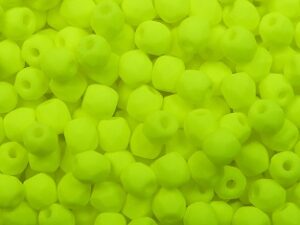 FP1-03-25121AL Neon Yellow Czech Glass Facet Firepolish 3mm 50 stuks - Afbeelding 1