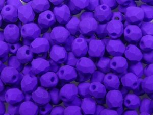 FP1-03-25145AL Neon Purple Czech Glass Facet Firepolish 3mm 50 stuks - Afbeelding 1