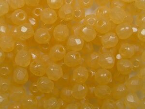 FP1-03-29186CR Melon Orange Czech Glass Facet Firepolish 3mm 50 stuks