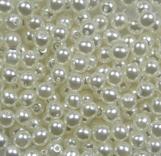 03-R-02010-70402 3 mm rounds White Alabaster Pearl White color 02010-70402 03-R-02010-70402 White Alabaster Pearl White Round 3 mm