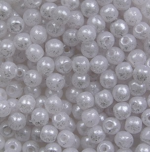 03-R-71111-94400 3 mm rounds Light Opal Pink Silver Splash color 71111-94400