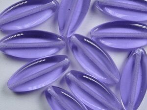 0090461 Alexandrite Oval Ship Bead 6 Pc. - Afbeelding 1