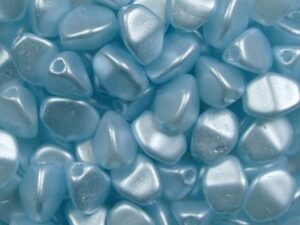 PI-02010-25018 Alabaster Pastel Light Azore Pinch beads. 10 gram - Afbeelding 1