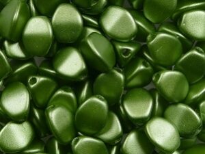 PI-02010-25034 Alabaster Pastel Olivine Pinch beads. 10 gram - Afbeelding 1