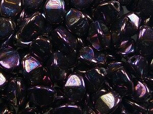 PI-23980-15781 Jet Iris Luster Pinch beads. 10 gram - Afbeelding 1