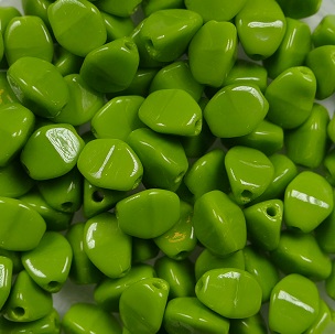 PI-53420 pinch beads 5x3 mm opaque Olive color 53420