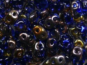 SD-30060C Sapphire Capri Gold Matubo SuperDuo 10 gram - Afbeelding 1