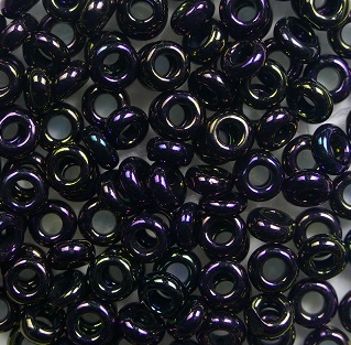 tn-06-0085 Metallic Iris Purple toho demi rounds 6-0 color 85