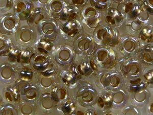 TN-06-0994 Gold Lined Rainbow Crystal TOHO Demi Round
