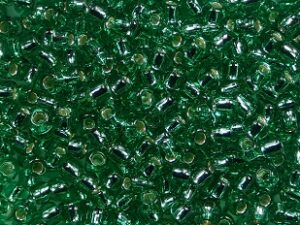 TR-11-0024B Silver Lined Dark Peridot - Afbeelding 1
