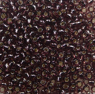 TR-11-0026B toho rocailles 11-0 Silver Lined Med Amethyst color 26B