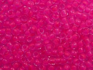 TR-11-0971 Inside Color Matte Crystal Neon Pink Lined - Afbeelding 1