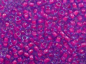TR-11-0980 Luminous Light Sapphire Neon Pink Lined - Afbeelding 1