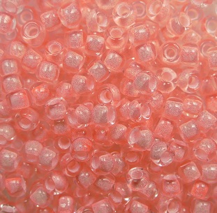 tr-08-2506 toho rocailles 8-0 reflection coral color 2506