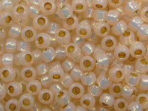 TR-08-PF2126 Permanent Finish Silver Lined Milky Light Peach Pink - Afbeelding 1