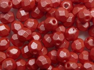 FP1-04-02010-24006 Pearl Shine Light Coral Czech Glass Facet Firepolish 4mm 50 stuks - Afbeelding 1