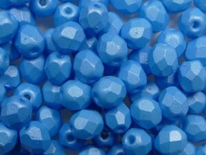 FP1-04-02010-24008 Pearl Shine Aqua Czech Glass Facet Firepolish 4mm 50 stuks - Afbeelding 1
