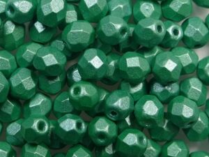 FP1-04-02010-24010 Pearl Shine Light Green Czech Glass Facet Firepolish 4mm 50 stuks - Afbeelding 1
