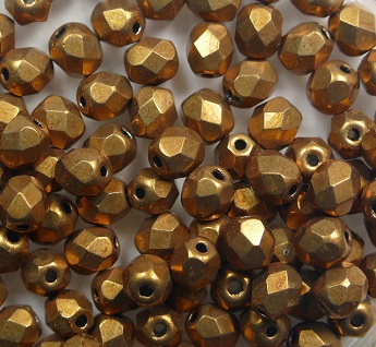 FP1-04-06B04 firepolish 4 mm Color Trends Saturated Metallic Ceylon Yellow color 06B04