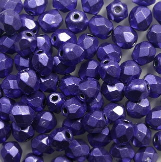 FP1-04-06B07 firepolish 4 mm Color Trends Saturated Metallic Ultra Violet color 06B07