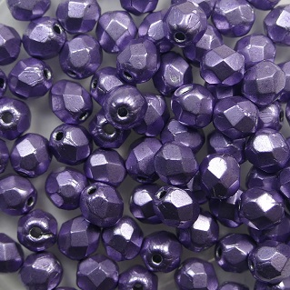 FP1-04-06B08 firepolish 4 mm Color Trends Saturated Metallic Crocus Petal color 06B08