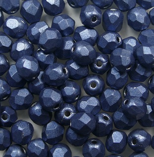 FP1-04-07B02 firepolish 4 mm Color Trends Saturated Metallic Bluestone color 07B02