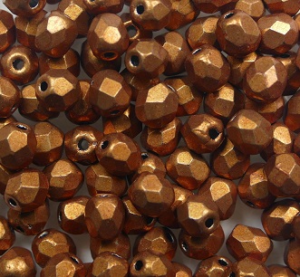 FP1-04-07B05 firepolish 4 mm Color Trends Saturated Metallic Hazel color 07B05