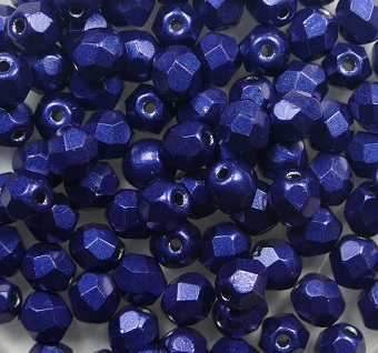 FP1-04-07B07 firepolish 4 mm Color Trends Saturated Metallic Evening Blue color 07B07
