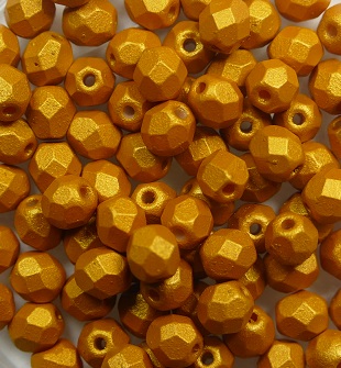 FP1-04-24109AL firepolish 4 mm Gold Shine Minium color 24109AL