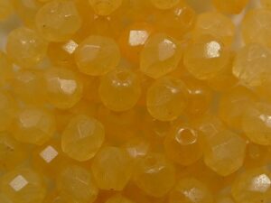 FP1-04-29186CR Melon Orange Czech Glass Facet Firepolish 4mm 50 stuks