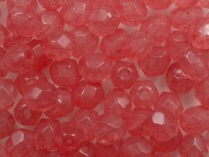 FP1-04-29188CR Cerise Czech Glass Facet Firepolish 4mm 50 stuks