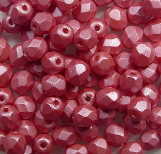 FP1-04-29307AL firepolish 4 mm Powdery Pastel Maroon color 29307AL