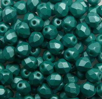 FP1-04-29341AL firepolish 4 mm Powdery Teal color 29341AL