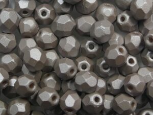 FP1-04-29372AL Powdery Taupe Czech Glass Facet Firepolish 4mm 50 stuks - Afbeelding 1