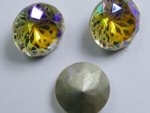 LF-C-10-PAS Lotus Flower Round Chaton SS47, 10 mm Paradise Shine 1 Pc.